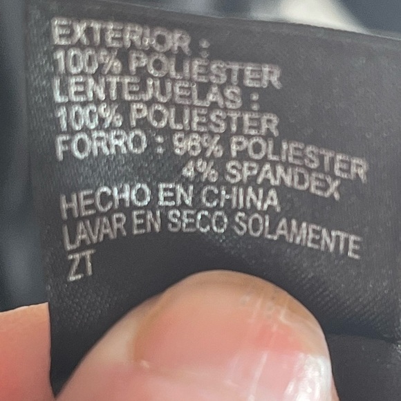 Gianni Bini Party Cocktail Black Mini Dress w Sheer Sleeves Sequined Front Sz S - Picture 9 of 11